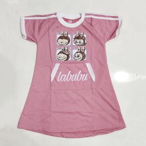 DRESS ANAK PEREMPUAN CEWEK 5-6 TAHUN LABUBU