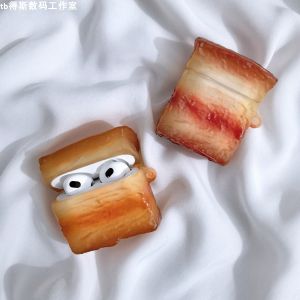Creative Artificial Pork Belly for Apple Airpods3 Generation Pro Protective Case 1/2 Bluetooth Earphone Cover Stylish Japanese and Korean Creative Minimalist Men and Women Trendy Brand Fashion Ins Neutral Soft Case
