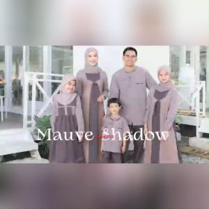 Terbaru Sarimbit Seply Eksis 238 Mauve Shadow Gamis Meyra 225 Selia 150 kaseo 214 kliko 152 Premium