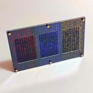 Takara Tomy | Yu Gi Oh Egyptian Gods Triple Acrylic Card Brick Display Stand Ancient Egyptian Script Anime Character DIY Card Holder No Cards