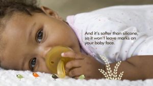 Natursutten Natural Rubber Butterfly Orthodontic Pacifier | Soft Latex Soother Baby Newborn Ortodontik Puting Kosong Lembut Anti Jongang 宝宝安抚奶嘴