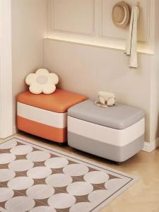 Stool รั้งรองเท้า ขนาดเล็ก สำหรับใช้ในบ้าน ที่นั่งสำหรับคน ที่นั่งสำหรับโซฟา ที่จัดเก็บของ ที่ประตู ที่นั่งเล็ก สำหรับห้องนั่งเล่น