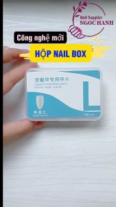 Hộp 10 bộ móng giả Nail Box tiện lợi không cần mài dũa siêu bền trang trí nghệ thuật – M003