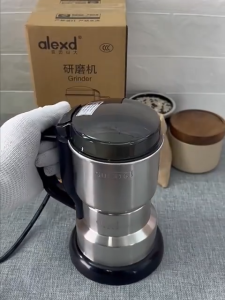 Electric Coffee Grinder Nuts Beans Spices Blender Grains Grinder Coffe Bean Chopper Machine for Home Kitchen Camping Machine For Home Coffee Grinders