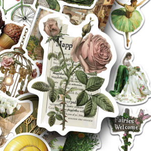 Miếng Dán Chống Thấm Nước Phong Cách Cổ Điển Mỹ 100 Miếng Để Trang Trí Máy Tính Xách Tay Sổ Tay Điện Thoại Di Động Miếng Dán