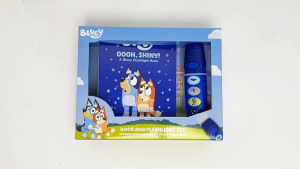 Bluey Flashlight Sound Book Set with Toy Light & Book