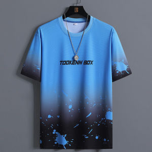 Yingbao | Áo Thun Mùa Hè Màu Gradient Dáng Ôm