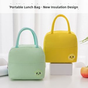 Oxford Cloth Insulated Lunch Bag Tote