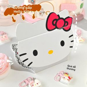 Cartoon Folding Desk Mirror Portable Makeup Mirror