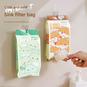 100pcs Disposable Kitchen Sink Filter Sewer Drain Anti-blocking Garbage Bag Pool Leak Mesh Bag Mesh Strainer Sink Garbage Net