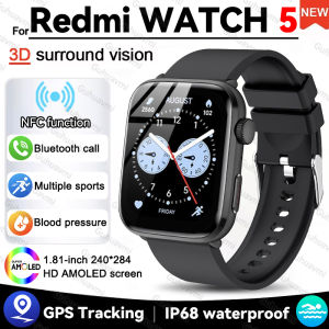 2025 New For Redmi Xiaomi Watch AMOLED Screen NFC Bluetooth Call GPS Tracking Heart rate Waterproof Sport Fitness Smart bracelet