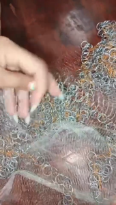 Cast Net 3M Chain Weighted Fishing Net 4.5kg Nylon 1 Finger Mesh Wide Spread