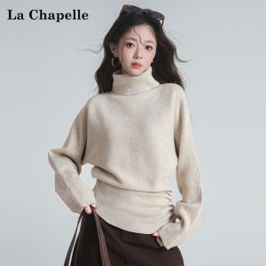 La Chapelle | Áo Len Kéo Dây Cổ Trụ Có Nếp Gợn ở eo