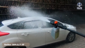 Máy Xịt Rửa Xe Cao Áp Rửa Xe Bọt Tuyết YILI 220V 1400W 90Bar Nhỏ Gọn Mạnh Mẽ Máy Rửa Xe Gia Đình
