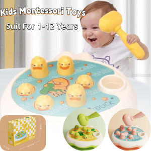 1-12 Years Child Banging Toy Early Education Toy Cute Appearance Round Design for Home Hammering Toy Whack-a-mole Game