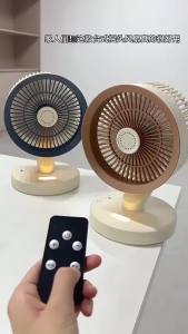 Quạt Để Bàn Đa Năng Treo Tường Có Điều Khiển Từ Xa Làm Mát Yên Tĩnh Lắc Đầu Quạt Làm Mát Văn Phòng Nhỏ Tại Nhà Điện Áp 5V