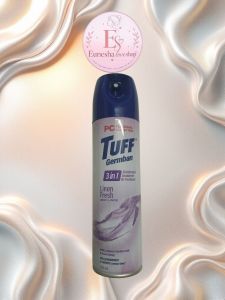 PC Personal Care Tuff Germban 3 in 1 deodorizer air spray with Shang Sakura Blooms Linen Fresh and Lemon Zest scents 250ml