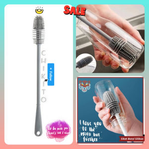 Sikat Pembersih Botol Silikon Gagang Panjang