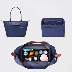 Large Medium Small Inner Bag Organizer Cosmetic Bag Storage Pouch for Mommy Roach Dragon Horse Inner Lining Short Handle