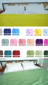 Bedcover polos only 180x220/150x220/120x220 double plain/polos