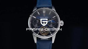 Đồng Hồ Pagani Design 2025 Cao Cấp Dành Cho Nam Máy Cơ Tự Động Tourbillon Kính Sapphire Cao Cấp Lịch Chống Nước Dạ Quang