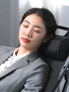 Folding Rollaway Recliner Chair – Portable Adjustable Bed for Office & Outdoor Relaxation