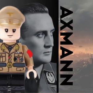 Đồ Chơi Lắp Ráp Mô Hình Nhân Vật Sĩ Quan Quân Đội Đức WW2 Cao Cấp In 4 Mặt
