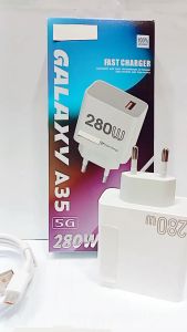 Charger SMSNG GALAXY A35 5G 280W Fast Charger Support Fast Charging