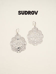Dramatic Retro Ethnic Style Large Earrings