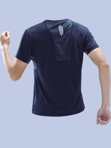 LIEYAN | Mens Summer Ice Silk Mesh T-Shirt Breathable Quick Dry