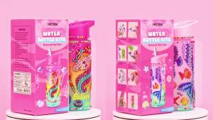 Decorate Your Own Water Bottle Kits for Girls - 4 5 6 7 8 Year Old Girl Gifts 4 5 6 7 8 9 Year Old Girl Birthday Gifts Diy Arts and Crafts for Kids Ages 6-8 Girls Mermaid Toys Gifts for Girls 4-12