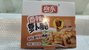 Hunan Special Products Changsha Spicy Pickled Radish Crisps Snacks 28g Organic Food Radish Dry Slices And Strips
