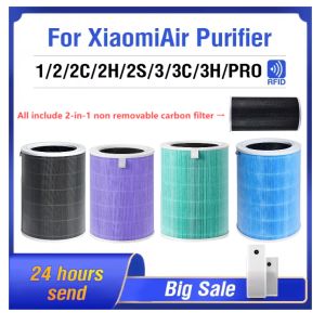 【HEPA Filter】For XIAOMI MIJIA MI Air Purifier Replacement Filters 1 / 2 / 2S / 2H / 3 / 3C / 3H / PRO
