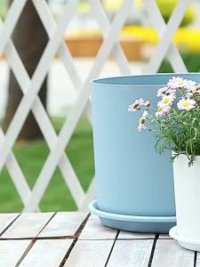 LZD  Chậu Thẳng Đơn Giản Có Giá Trị Cao   Chậu Hoa Lớn Trồng Cây Ăn Quả Dày Thùng Thẳng Nhựa Thông Thoáng Khí