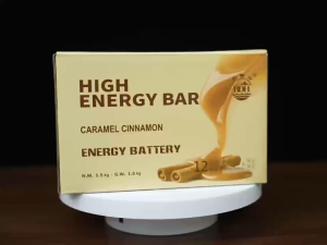 High Energy Bar Caramel & Cinnamon Biscuits Emergency Ready-to-Eat Survival Food- For Camping Snowstorm Earthquake Disaster Preparedness Kit