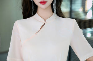 Quần Ống Rộng Massage Spa Phong Cách Mới 2025 Quần Áo Làm Việc Cho Nữ Nhân Viên Massage Trắng Da Gợi Cảm Váy Dài Thẳng