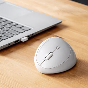 Sanwa Wireless Bluetooth Mouse Ergonomic Vertical Grip Office Computer Mouse for Men And Women Left And Right Hand Users