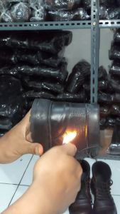 Sepatu Boots Ujung Besi pria Kickers Comando kulit sepatu septi boot sepatu pria sepatu casual sepatu touring sepatu bikers sepatu PDL Sepatu PDH Sepatu Safety bayar di tempat