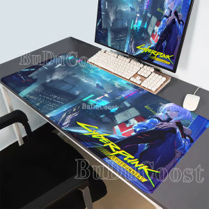 Bandai | C-Cyberpunk Anime PC XXL Lucy Mouse Pad Cabinet Kawaii Keyboard Gaming Rubber HD printing Non-slip base overlock game Desk Mat