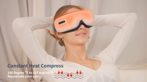 60% Off Clearance | Kusa iRelax EM500 Eye Massager - Thermal Heat Air Pressure & Bluetooth Music Sleep & Dark Circles Relief | Hong Kong Quality | Limited Stock