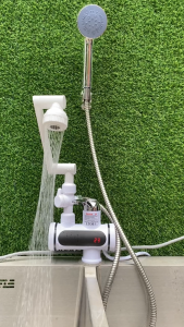 Máy Nước Nóng Lạnh Bộ Vòi Xả Cánh Tay Rô Bốt Kèm Bộ Vòi Sen Tắm Mới 2025