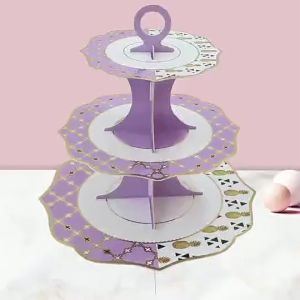 Happy Party Night: 3 Tier Boys Cartoon Cupcake Stand