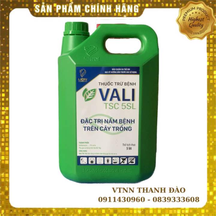 CAN VALI 5L Đúng Cty LION AGREVO| Đặc trị nấm bệnh cây trồng, sạch lá ủ