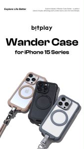Bitplay Wander iPhone 15/15Plus/15 Pro/15 Pro Max Magnetic Slim Drop Protection Transparent Case iPhone 14/14Plus Protective Clear Casing Cover