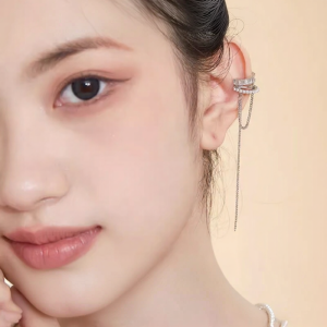 DODO.GOGO | DODOGOGO Hoa Tai Tua Rua Ngọc Trai Zircon Không Cần Lỗ Tai Thiết Kế Độc Đáo Phụ Kiện Thời Trang Nữ Đính Đá Bán Quý Đính Vàng