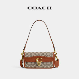 COACH/Outlet womens classic logo STUDIO long step handbag Fashion womens bag