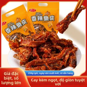 Bánh Giòn Da Cá Tuyết Ngọt và Cay