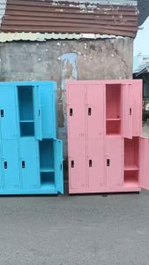 Tủ locker 6 cánh 8 cánh 10 cánh đựng đồ nhân viên có thanh treo đồ có khóa mỗi ngăn-tủ sắt cho sinh viên ở ký túc xá
