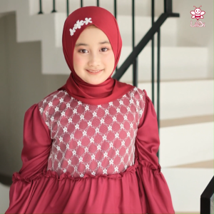 Jenna Dress - Dress Couple Ibu Dan Anak Perempuan Usia 1-10 Tahun - Gamis Lebaran Anak Perempuan - Dress Mewah Anak Perempuan