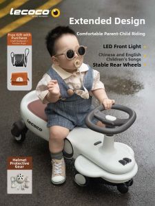LEKA | 4 Wheel Flash Silent Swivel Childrens Tumbler Cart